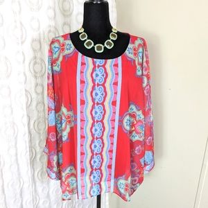 Colleen Lopez Blouse Sz XL